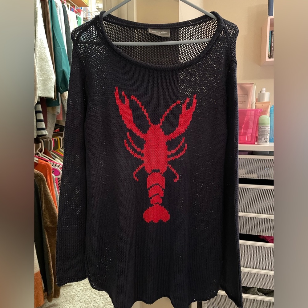 Bought in Maine - knit lobster light sweater - Never worn
